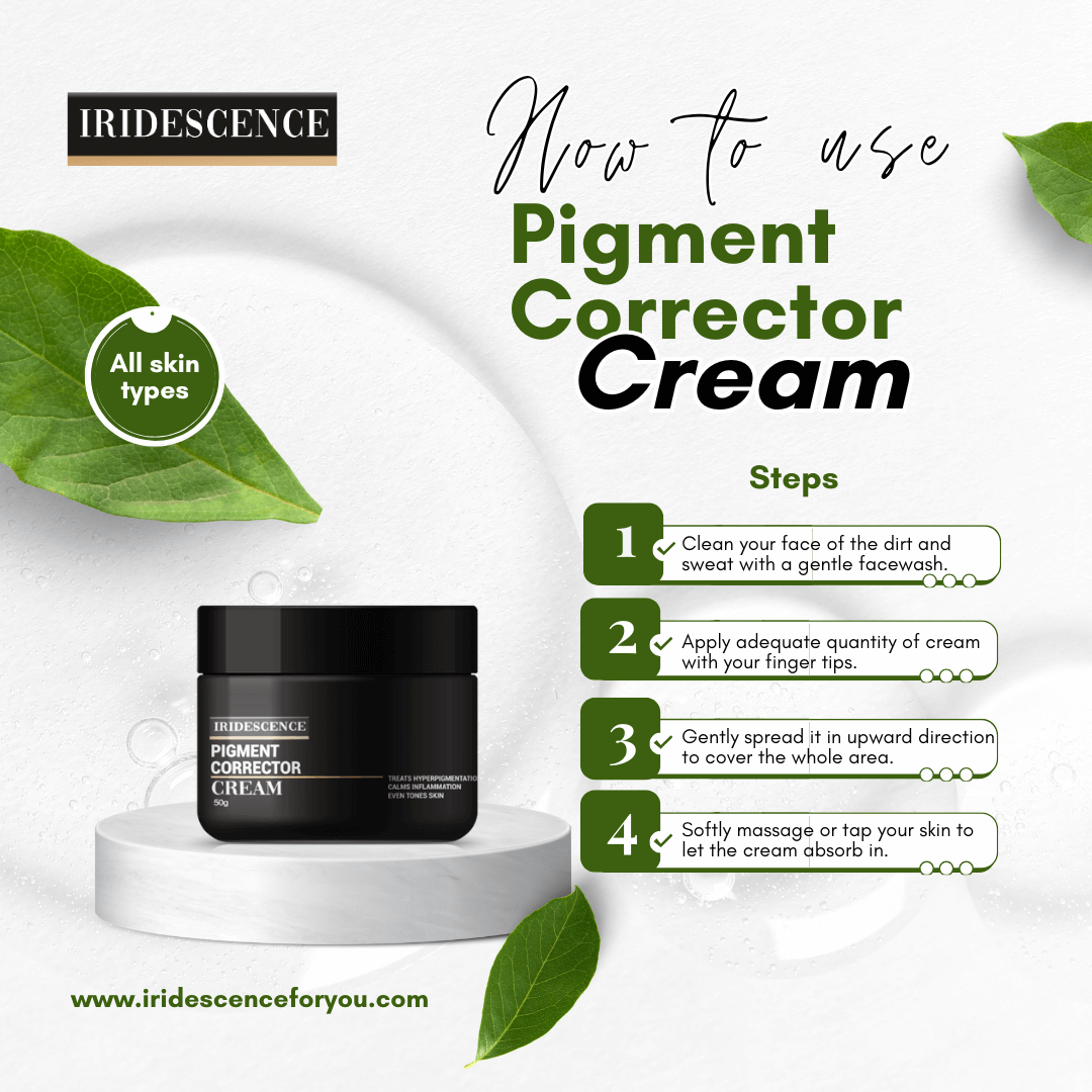 Pigment corrector cream