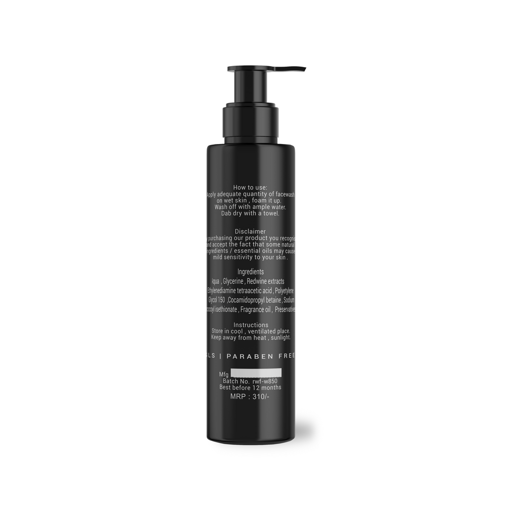 Red Wine Facewash